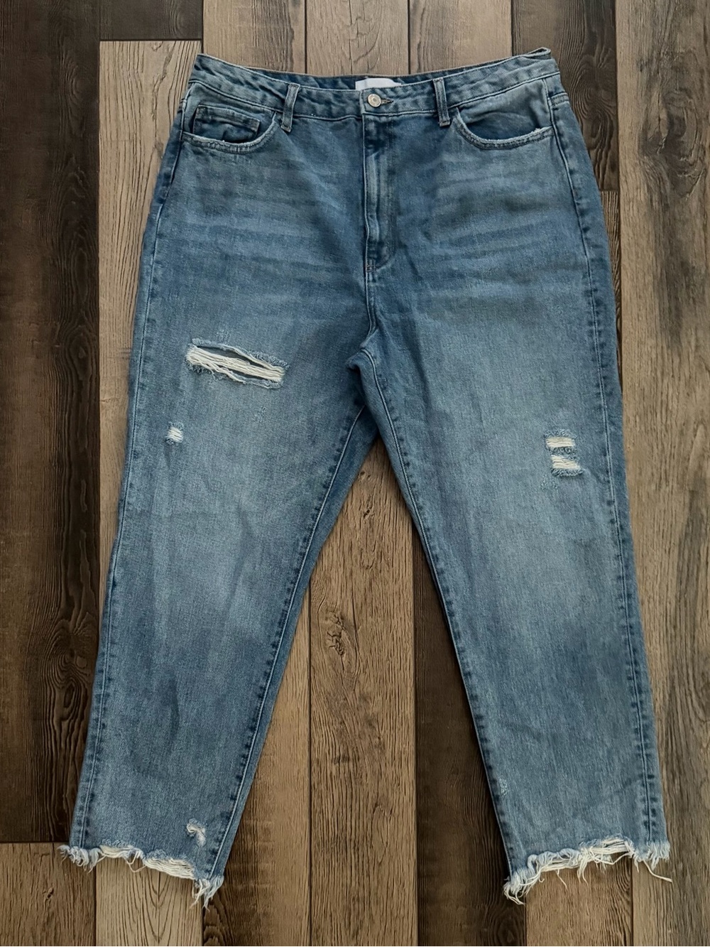 VERVET Distressed Blue Denim Jeans Size 32